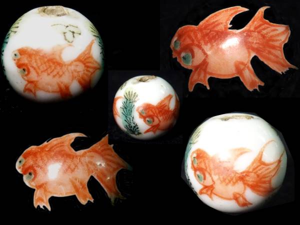 中国骨董 清時代 石湾窯藍釉 魚 置物 旧家蔵出し(C-11) 中国骨董 清