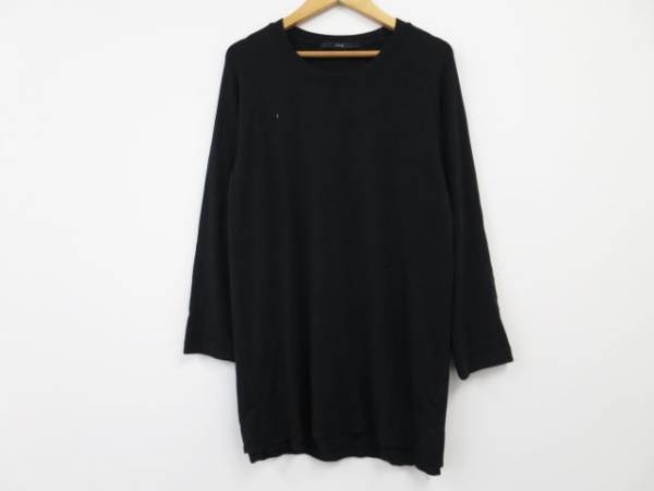 AKM エイケイエム 長袖無地Tシャツ ブラック XL ak1610b