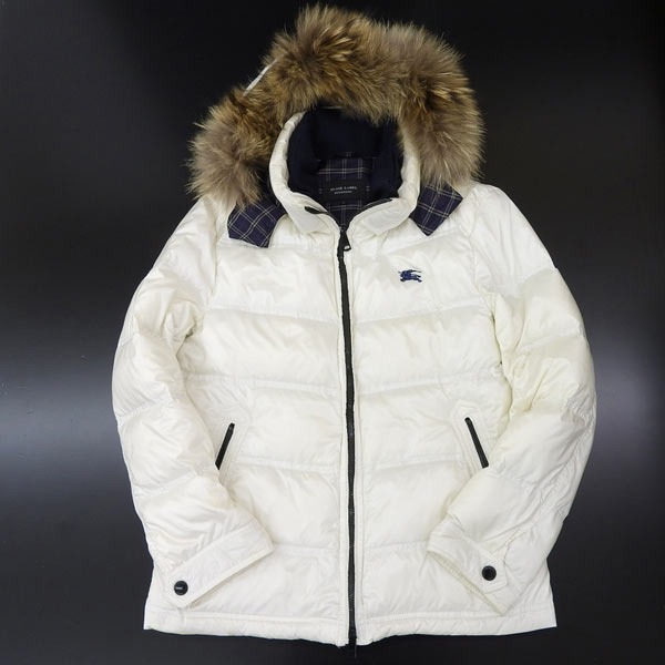 □1FL32588【バーバリーブラックレーベル】 ダウンジャケット □