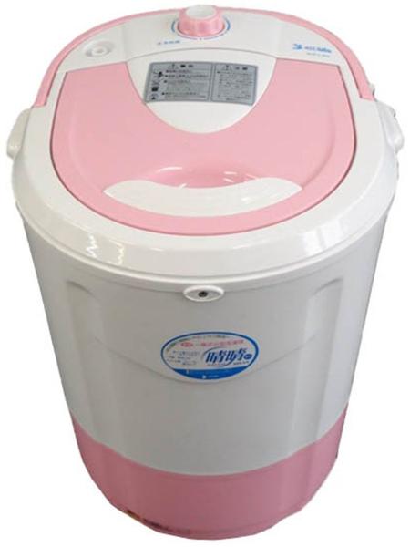 ♪ALUMIS 1槽式小型自動洗濯機【晴晴ミニ】ピンク AKS-2.5PK□HN