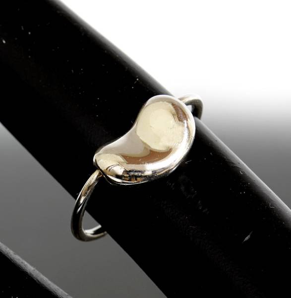 ティファニー ビーンズ シルバー リング 8号 SV925 仕上済