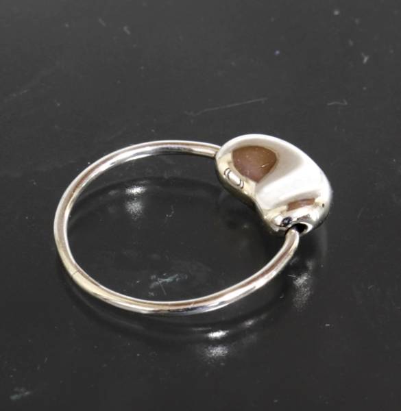 ティファニー ビーンズ シルバー リング 8号 SV925 仕上済