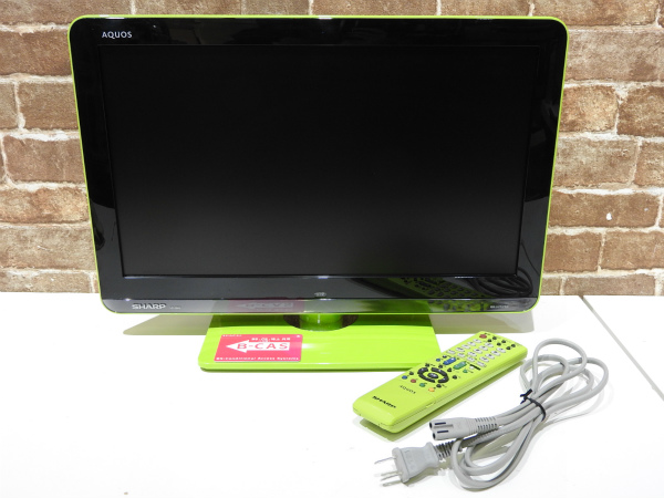 売切 中古 SHARP AQUOS 19V 2010年製 テレビ LC-19K3 SHARP 1円 通電