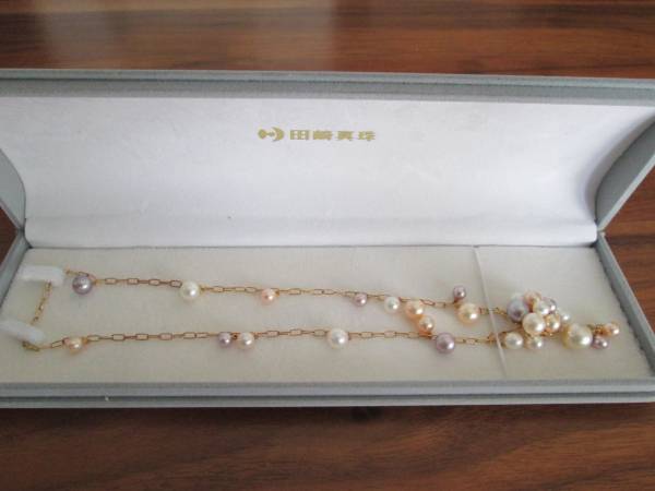 未使用！田崎真珠☆パールネックレス・チョーカーＫ１８