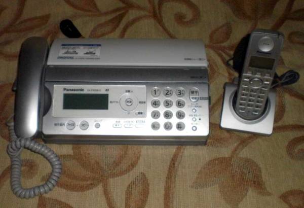 子機付 デジタル留守録付ファクス panasonic KX-PW506DL