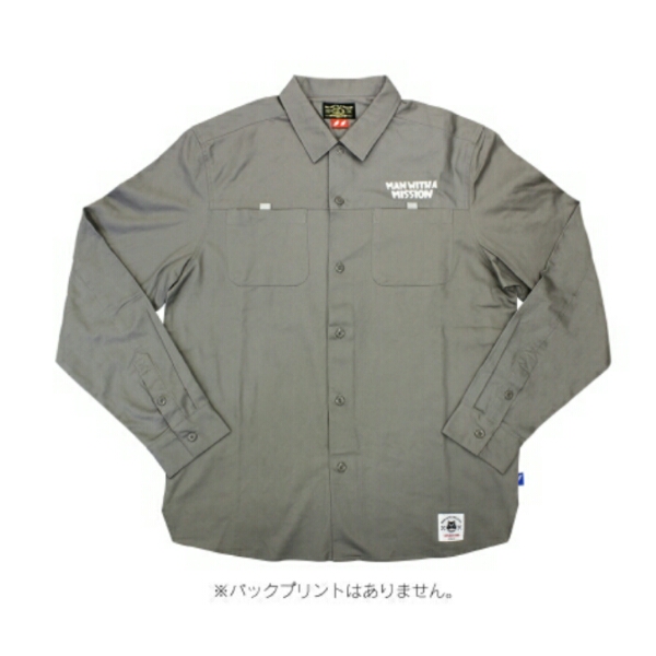 MAN WITH A MISSION ワークシャツ Lサイズ ,MANWITHAMISSION 【公式通販】