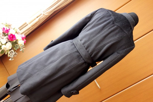 未使用　Ｊ＆Ｒ　アンゴラ混ウールコート　ベーシックコート