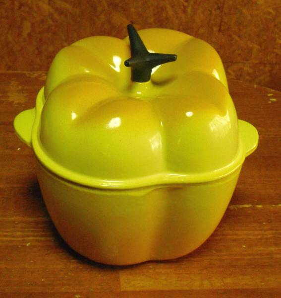 ☆ルクルーゼ/ココット/ピーマン/イエロー/黄色/18cm/中古 LE 【公式通販】