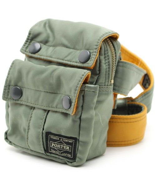 美品 PORTER コラボ BEAMS タンカー ベルト付 ポーチ バッグ