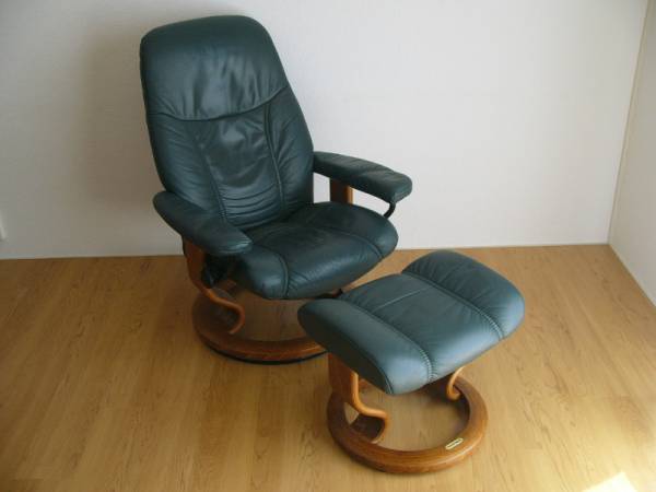 EKORNES エコーネス ストレスレスチェア オットマン付き 北欧 ***こ
