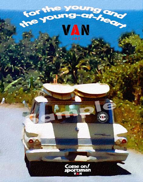 ビンテージVAN JAC×REGALレトロポップポスター2枚＋フレーム V A N JAC