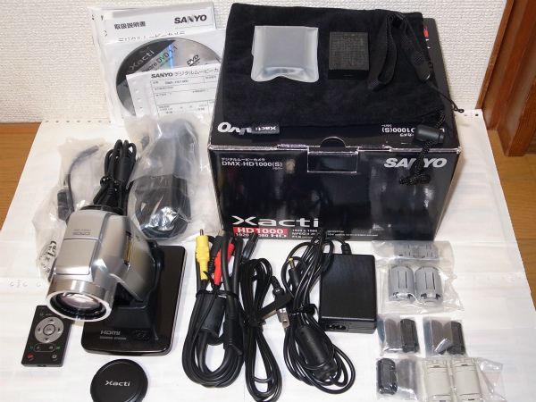 ◇《美中古》SANYO Xacti DMX-HD1000 フルセット！◇ フルセット