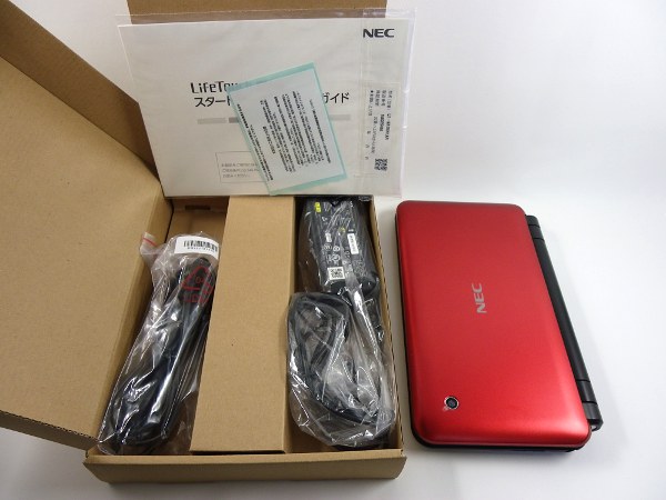 NEC LifeTouch NOTE LT-NA75W1AR バーミリオンレッド NEC LifeTouch