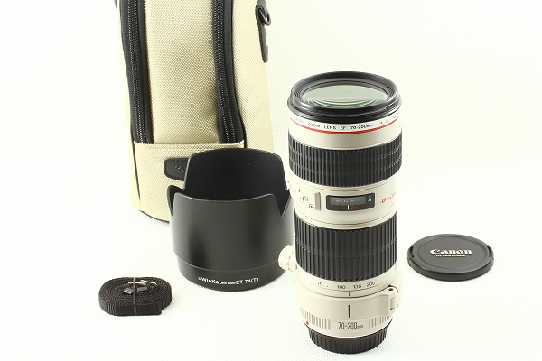 極美品 Canon キャノン EF 70-200mm F4 L USM ケース @2869 B
