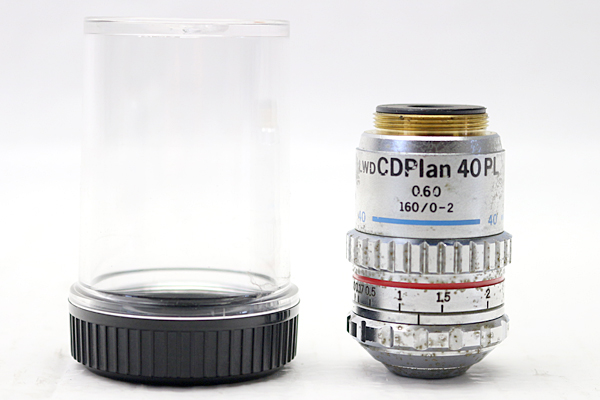 ▼Olympus LWD CDPlan 40PL 0.60 160/0-2 対物レンズ 顕微鏡