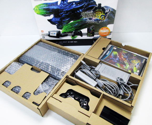 送料無料 中古 任天堂 Wii U モンスターハンター3G HD セット