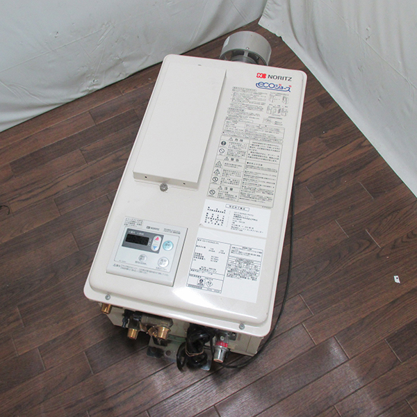 ノーリツ未使用◎ecoジョーズGQ-C1622WZD/業務用/都市ガス給湯器/16号/2377/屋内壁掛型