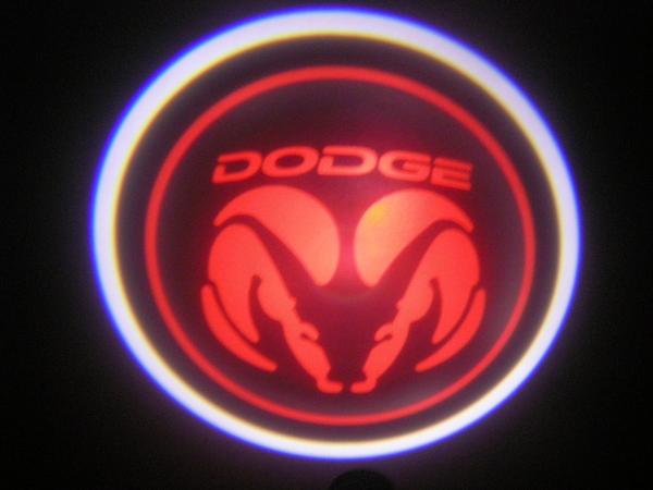 ダッジ DODGE ロゴ LED スポット カーテシーランプ large