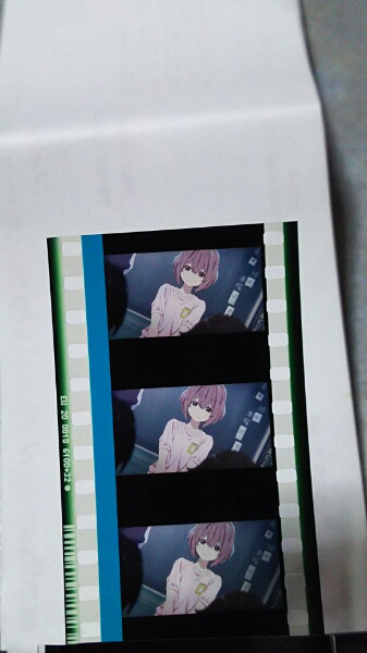 映画 聲の形 特典 フィルム 西宮硝子 小学生 アップシーン 転校