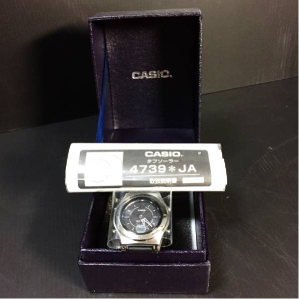 ★新品★カシオ腕時計 レディース 電波ソーラー 4739 箱 取説付