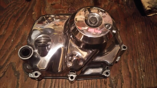 カブ 純正クラッチカバーバフ掛け仕様 モンキー ダックス シャリー