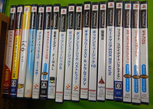 PS2用ソフト詰め合わせ18本セット/中古11本未開封7本 被りなし！30