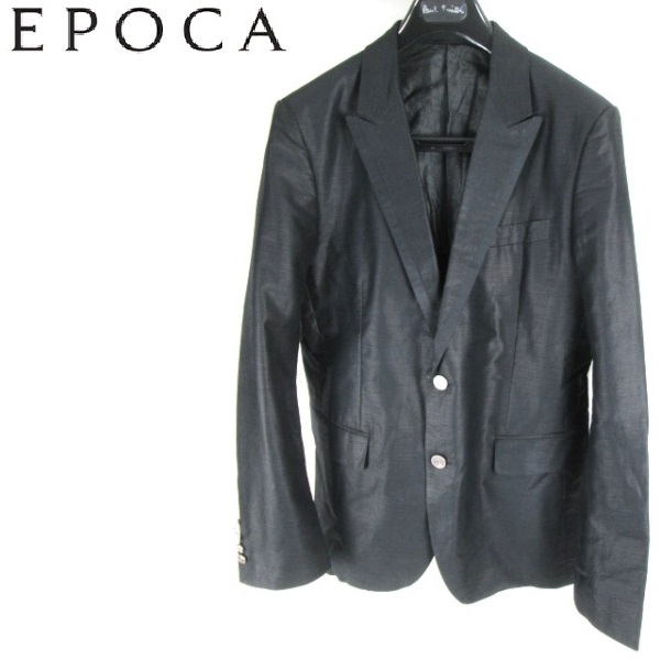 EPOCA UOMO エポカ ウォモ ブラックテーラードジャケット