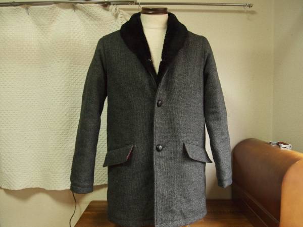 TOWNCRAFTタウンクラフト ツイードカーコートSサニー/エンジニア