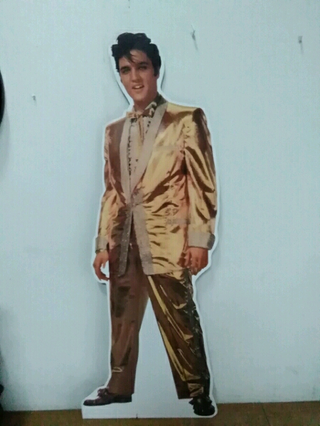 希少 エルビス プレスリー 映画館 広告 パネル 特大 