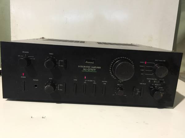 ☆ sansui サンスイ プリメインアンプ AU-D707F 通電確認済 ☆ 本物