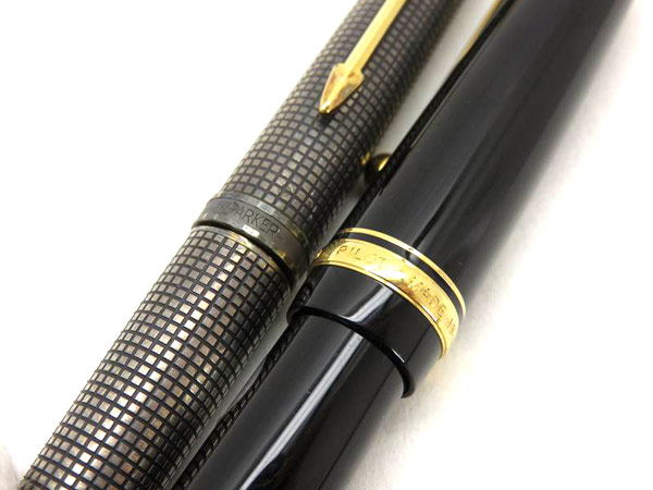 パーカー万年筆　PILOT万年筆 PARKER PILOT/パーカー パイロット ペン先18K 万年筆 2本セット