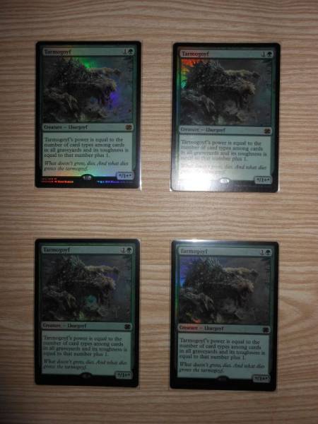 MTG Tarmogoyf タルモゴイフ 英語版 四枚セット タルモゴイフ | foil MTG 日本語4枚セット FUT初版 Yahoo!オークション