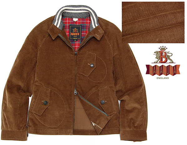 極美品5.3万 バラクータ G4 コーデュロイ ドリズラーブルゾン/34