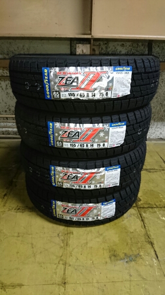 グッドイヤー ICENAVIZEAⅡ 155/65R14 新品格安