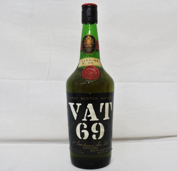 VAT 69 ウイスキー　古酒 古酒/VAT/バット/69/ウイスキー/760ml/スコッチ/未開栓 VAT 69 古酒