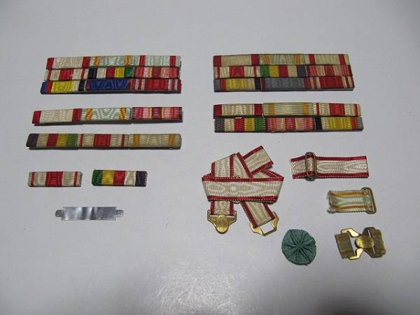 旧日本陸軍中将 前田治所有品 略綬 略綬板付