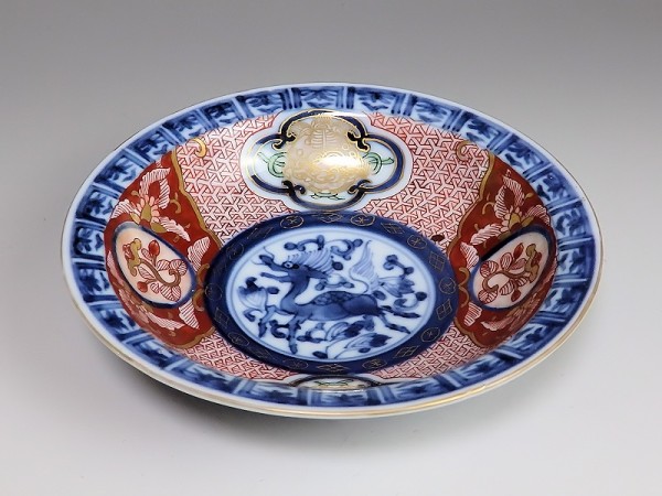 古伊万里染付唐獅子牡丹文輪花皿 3客組 | KATAKAGO_TOKYO ☆ 古伊万里染付唐獅子牡丹文輪花皿 3客組 | KATAKAGO_TOKYO ☆
