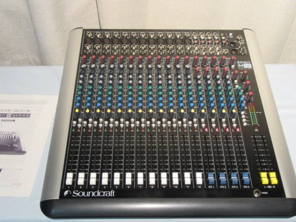 ジャンク扱い ☆ サウンドクラフト M12 12＋4STミキサー中古 - Yahoo