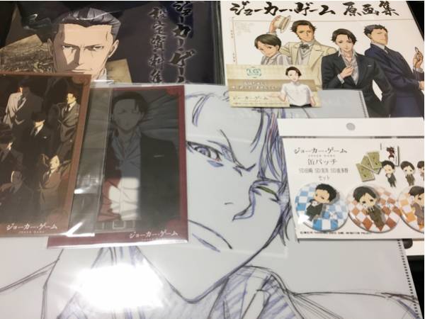 ◆ジョーカーゲーム 設定資料集/原画集 IGストア 三好 缶バッジ