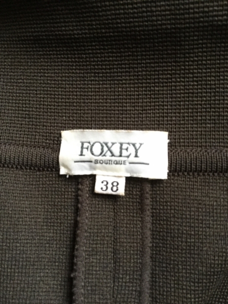 フォクシー ジャケット 38 レディース 美品 ダークブラウン フォクシー 