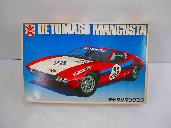 未組立 バンダイ 1/20 DE TOMASO MANGUSTA/デ トマソ マングスタ fh