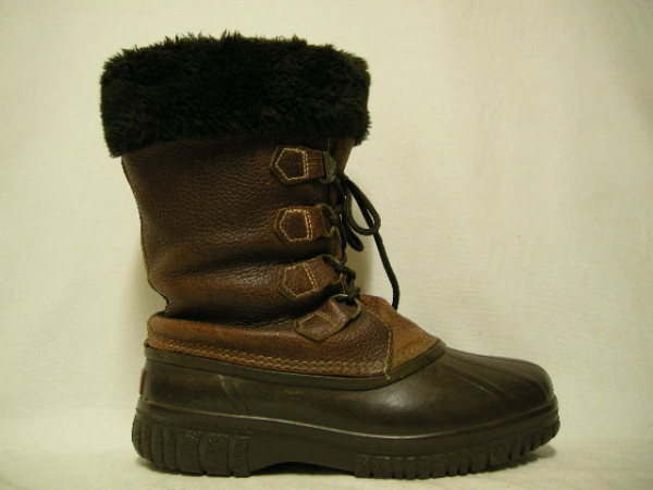 SOREL スノーブーツ WOS9 26cm位 カナダ製 シボ革 ソレル a-65