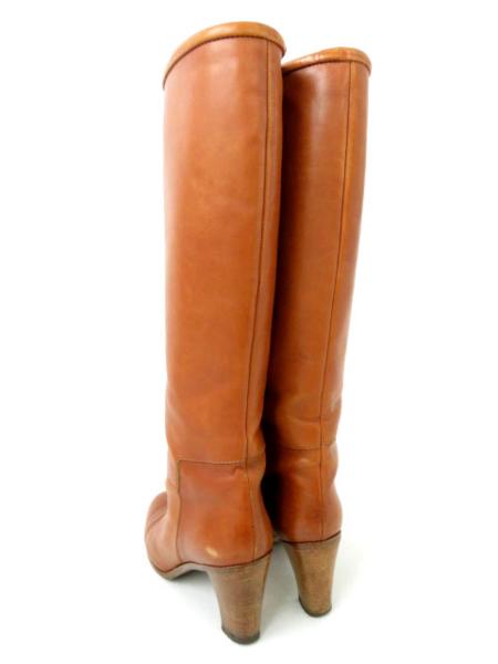 伊製△本革 A.P.C(アーペーセー) レザーロングブーツ 茶 39