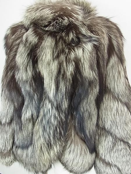 花美人着物■FOXコート　シルバーフォックス　逸品　ｄ353