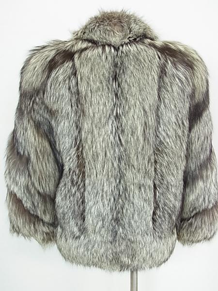 花美人着物■FOXコート　シルバーフォックス　逸品　ｄ353