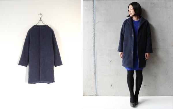 nitca ブランケット ダウン コクーン コート