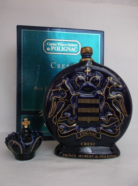 古酒/CREST ポリニャック クレスト 青 陶器 コニャック/5303
