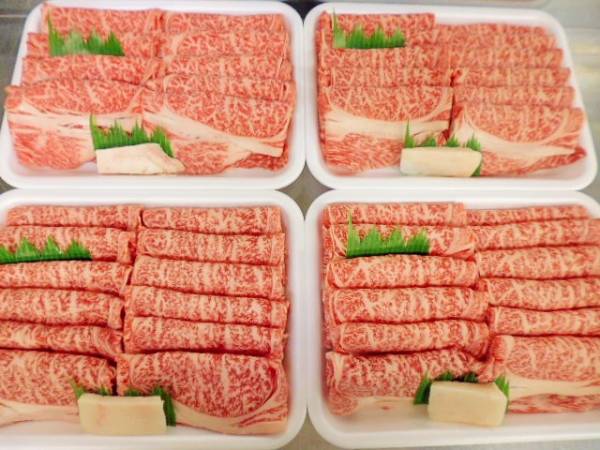 栃木Ａ５　特選肩リブロース（すき、しゃぶ）　４ｋｇ　（45）