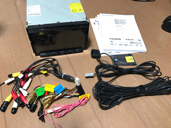 ケンウッド MDV-Z701 中古 完動品 動作確認済み