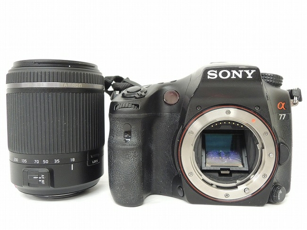 お買い得，人気 ジャンク SONY α77 SLT-A77V タムロン B018 18